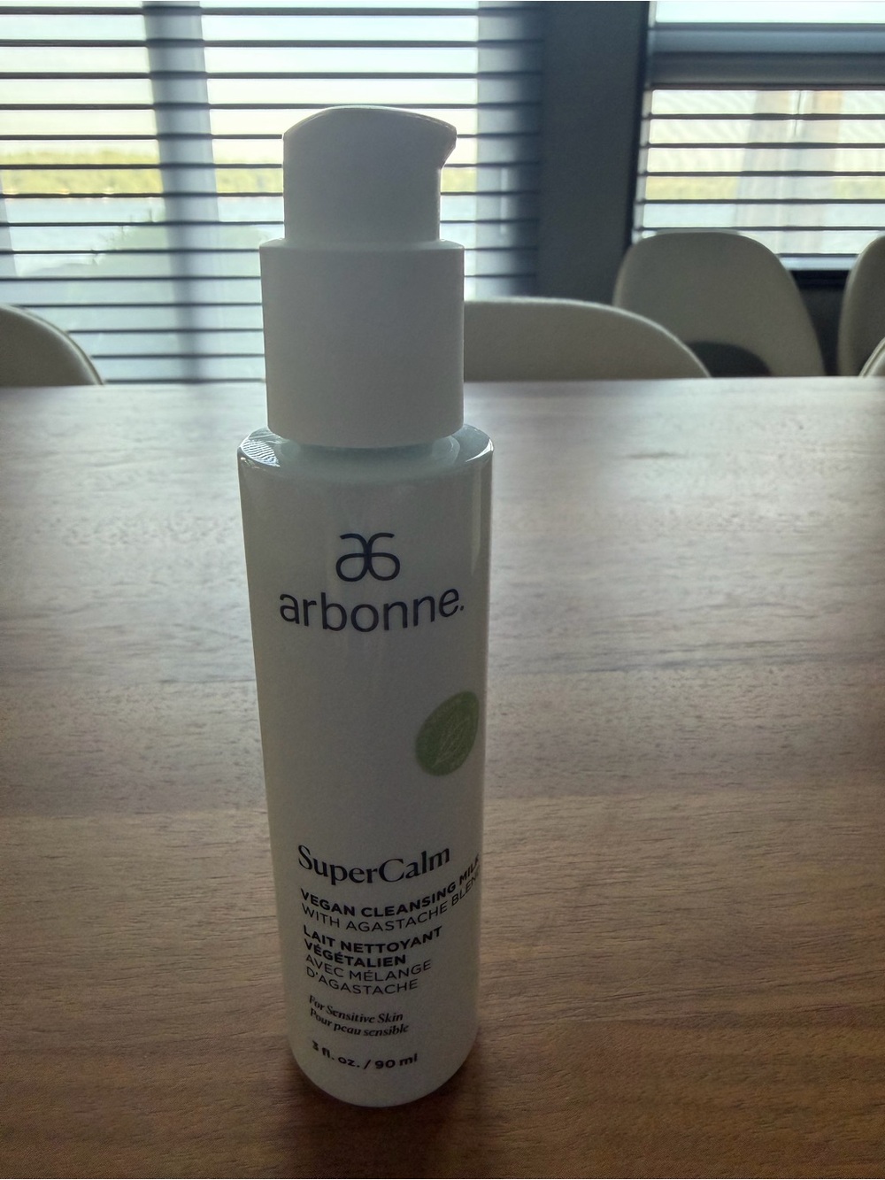 Arbonne SuperCalm Vegan Cleansing Milk. 3oz 90ml. New!